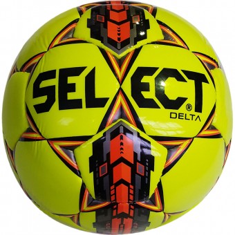 Мяч футбольный "SELECT Delta" арт. 815017-551, р.5, 32 пан., глянц.ТПУ, руч. сш., желт-оранж-сер-черн