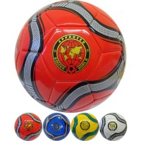 Мяч футбольный "MK-307" (цв. асс.), PVC 2.3, 340 гр, машинная сшивка 18026
