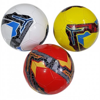 Мяч футбольный размер 5 (4 цвета) 275 г камера PU (W-11,117786) (Не предназначен для профессионального и любительского футбола)