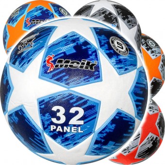 Мяч футбольный "Meik-МК-122 ТПУ + PVC 400гр термосшивка 18028