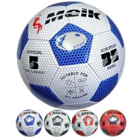 Мяч футбольный "Meik-3009" 3-слоя PVC 1.6, 300 гр, машинная сшивка 18022-25