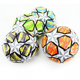 Мяч футбольный №2 PVC 2,5 мм 4 цвета 100 г