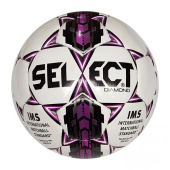 Мяч футбольный Select Diamond №5, глянц, ПВХ, ручн. сшив