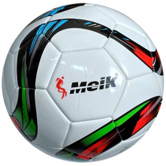 Мяч футбольный "Meik-069,065" 4-слоя TPU+PVC 3.0, 400 гр, машинная сшивка R18032,31313