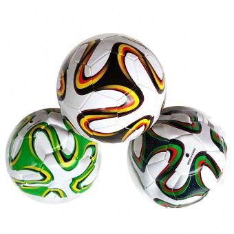 Мяч футбольный машинная шивка 280гр PVC 25497-4