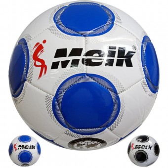 Мяч футбольный "Meik-077-44" 2-слоя, TPU+PVC 2.7, 400-410 гр., машинная сшивка 31232,35