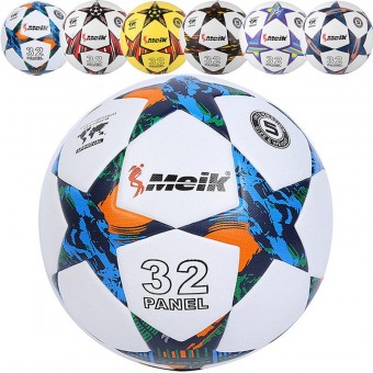 Мяч футбольный "Meik-098" 4-слоя TPU+PVC 3.2, 400 гр, термосшивка