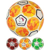Мяч футбольный "Mibalon",3-слоя PVC 1.6, 300 гр, машинная сшивка R18042