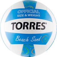 Мяч волейбольный TORRES Beach Sang Blue V30095 синт кожа