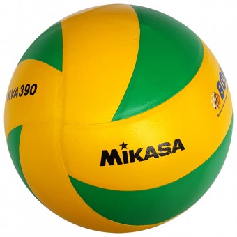Мяч волейбольный Mikasa MVA390CEV", р 5, синт.кожа