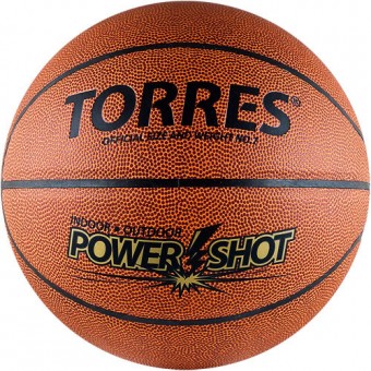 Мяч баскетбольный № 7 TORRES "Power Shot" PVC