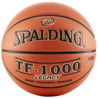 Мяч баскетбольный №7 Spalding TF-1000, вес 570-650гр, окружность 75-78cм, композитная кож TF-1000