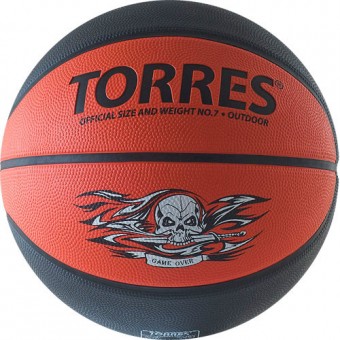 Мяч баскетбольный № 7 TORRES "Game Over"