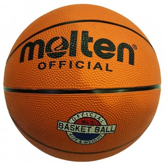 Мяч баскетбольный № 5 MOLTEN G617 резиновый, вес 470-490гр, бутиловая камера армир.нейлоном,класс..коричнев., цвет , класс Люсс