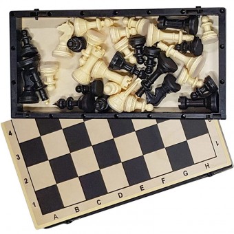Шахматы гроссмейстерские 40х40см (деревопласт) с пл. фигурами (дервопласт)