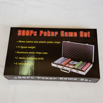 Игра "Покер" в металлическом кейсе на 300 фишек/F04451