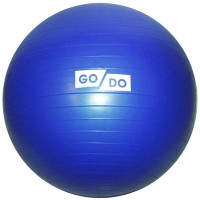 Мяч д/фитнеса 65 см (цв. ассорти) "Anti-burst" в коробке GO-DO