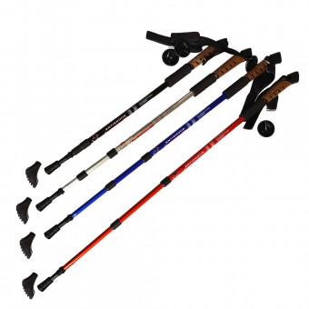Палки для скандинавской ходьбы телескоп. 80-135 см (H10017, 18440,41,42,43)