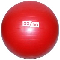 Мяч д/фитнеса 85 см (цв. ассорти) "Anti-burst" в коробке GO-DO