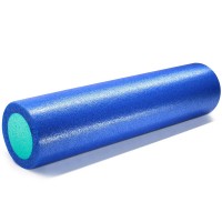 Валик для йоги полнотелый 2-х цветный (синий/зеленый) 150х610мм., ПЭ PEF100-61