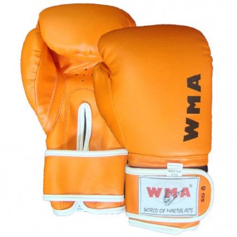 Перчатки бокс (8.10.12) "WBG"-268 ПУ
