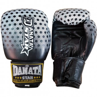 Перчатки бокс Danata Супер Файтер TIGER 14 унц (кожа)