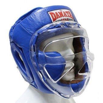 Шлем Чемпион с маской БН 247 кожа